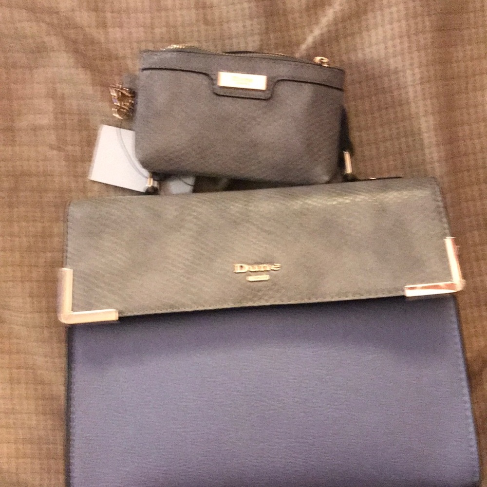 Grey snake and leather pocket book